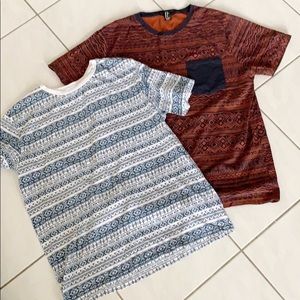 Forever 21 Men’s Tribal Print T-Shirt Bundle